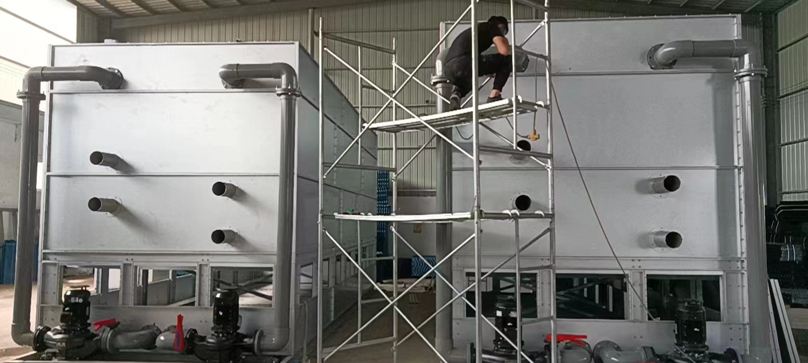 閉式冷卻塔使用與停止的注意事項插圖 閉式冷卻塔